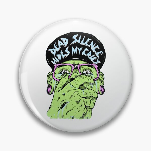 Item preview, Green Monster Face Covering Mouth with Glasses designed and sold by RosaReinger.