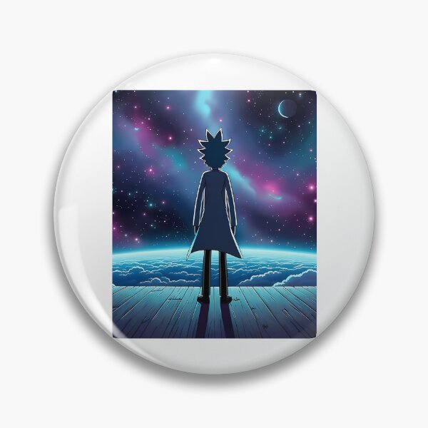 Item preview, Scientist Character Standing on Wooden Balcony Looking at Space designed and sold by RosaReinger.