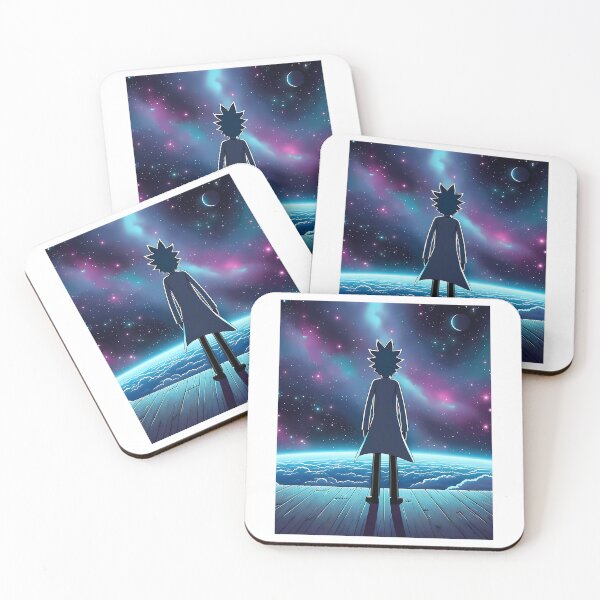 Item preview, Scientist Character Standing on Wooden Balcony Looking at Space designed and sold by RosaReinger.