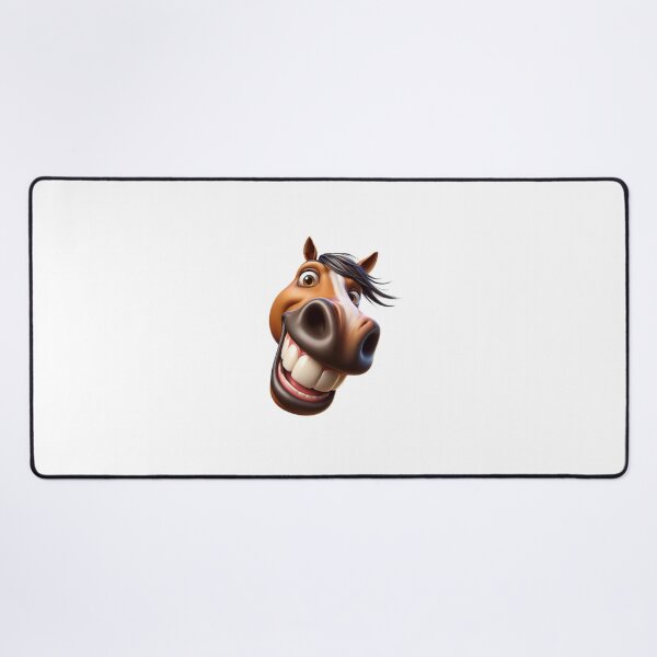 Item preview, Funny Crazy Horse Smile - Meme Animal T-Shirt designed and sold by SyntaxError404.