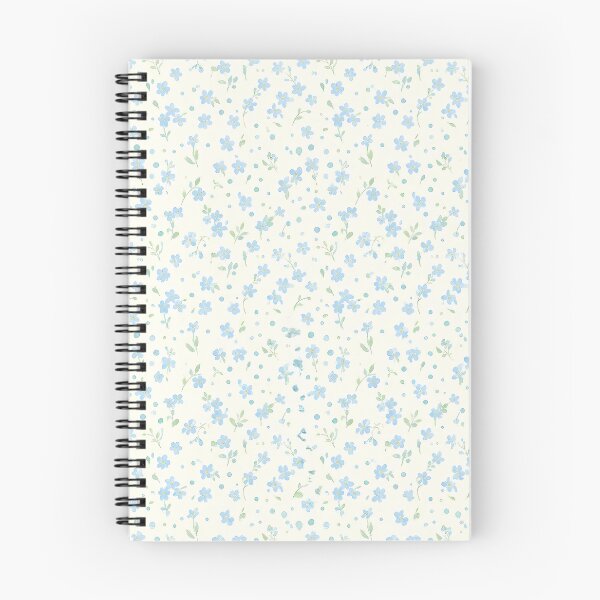 Item preview, Forget Me Not Seamless Floral Pattern Pastel Blue Ditsy Flowers designed and sold by ChubbyGoong.
