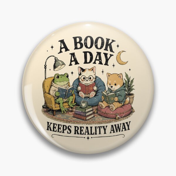 Item preview, A Book A Day Keeps Reality Away designed and sold by garetlundberg.