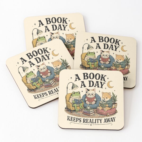 Item preview, A Book A Day Keeps Reality Away designed and sold by garetlundberg.