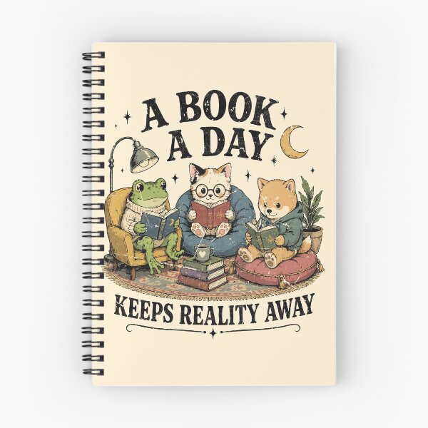 Item preview, A Book A Day Keeps Reality Away designed and sold by garetlundberg.