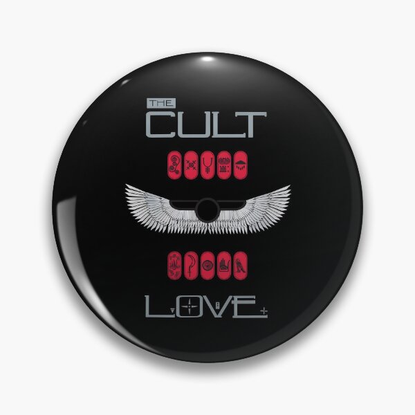 Item preview, The Cults Band Egyptian Loves Emblem designed and sold by Andreahuebos.