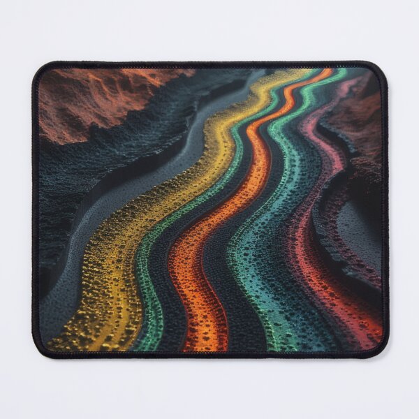 Item preview, Rainbow River through a dark gorge designed and sold by Mianku | Für das Leben.