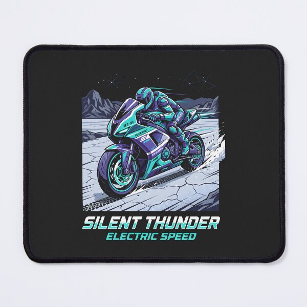 Item preview, Electric Motorcycle Racer - Cyberpunk Techwear Futuristic Biker designed and sold by SplashTastic.