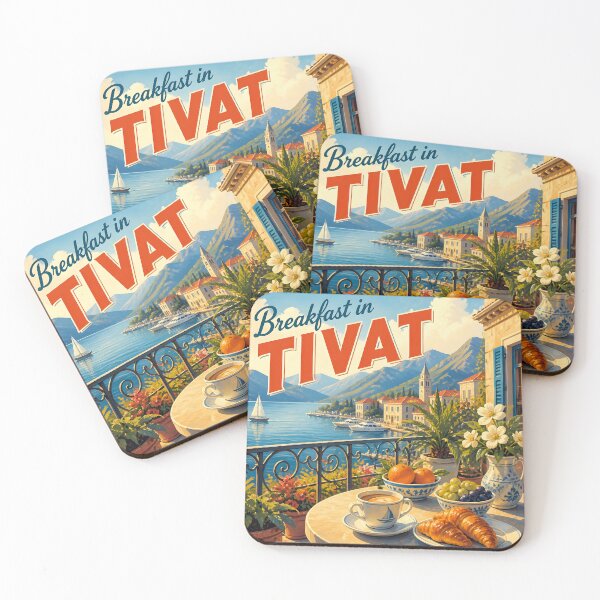 Item preview, Tivat Montenegro at Breakfast - Scenic Travel Destinations designed and sold by LSVart.