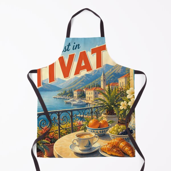 Item preview, Tivat Montenegro at Breakfast - Scenic Travel Destinations designed and sold by LSVart.