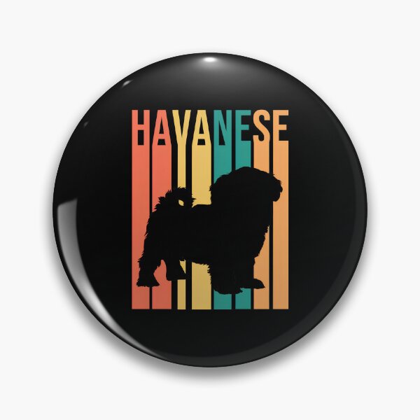 Item preview, HAVANESE Retro Vintage Dog Silhouette designed and sold by SoyLamderma.