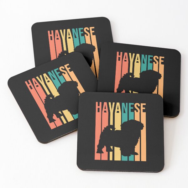 Item preview, HAVANESE Retro Vintage Dog Silhouette designed and sold by SoyLamderma.