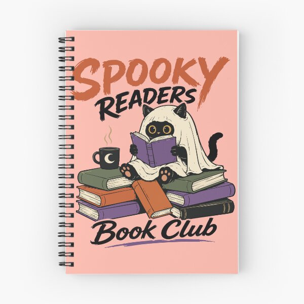 Item preview, Spooky Readers Book Club - Ghost designed and sold by garetlundberg.