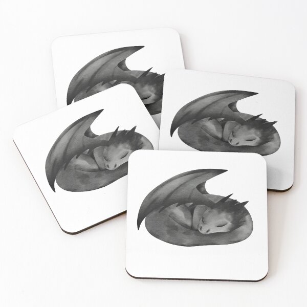 Item preview, Sleeping Dragon Curled Up with Large Wings on Transparent Background designed and sold by Viktoriia13.