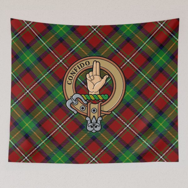 Item preview, Clan Boyd Crest over Tartan designed and sold by sifis.