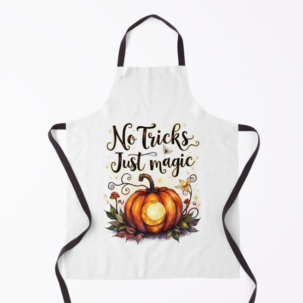 Item preview, No Tricks Just Magic – Magical Halloween Pumpkin Watercolor designed and sold by Connys Colorful World.