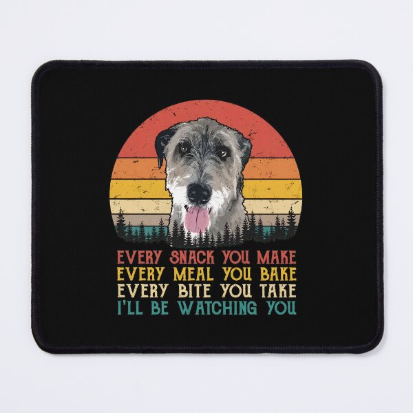 Item preview, Irish Wolfhound Retro Sunset Watching You Dog Art designed and sold by SoyLamderma.