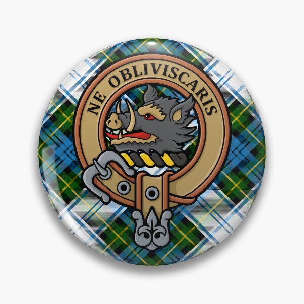Item preview, Campbell Crest over Dress Tartan designed and sold by sifis.