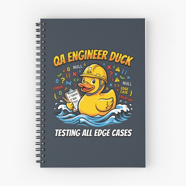 Item preview, QA Engineer Duck - Developer IT Humor Software Tester designed and sold by SplashTastic.