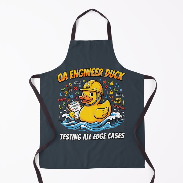Item preview, QA Engineer Duck - Developer IT Humor Software Tester designed and sold by SplashTastic.