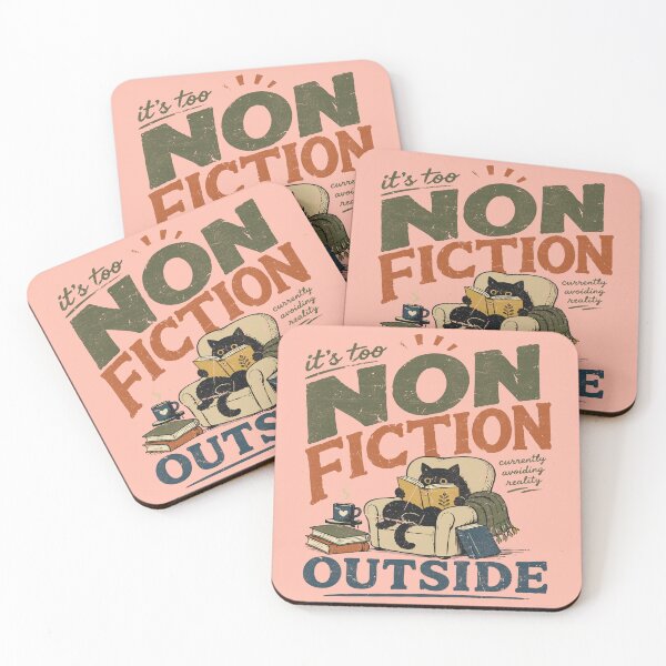 Item preview, It’s Too Nonfictiony Outside Book Club designed and sold by garetlundberg.