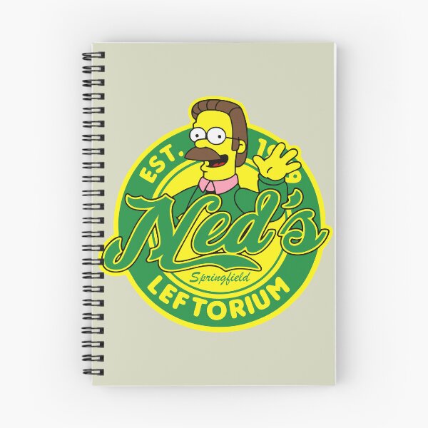 Item preview, Leftorium Ned Flanders Simpsons Cartoon Logo version two designed and sold by killem667.