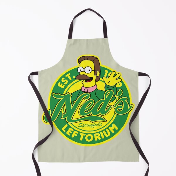 Item preview, Leftorium Ned Flanders Simpsons Cartoon Logo version two designed and sold by killem667.