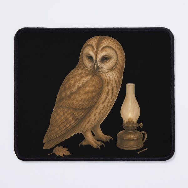Item preview, Owl Lantern T-Shirt | Cozy Vintage Autumn Gift designed and sold by Golden Ember Studio.