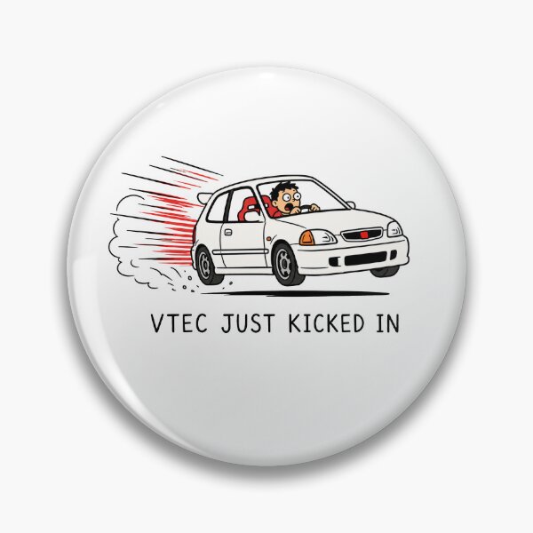 Item preview, VTEC Funny JDM Car Pun Honda Civic Inspired VTEC Kicked In Car Lover Gift designed and sold by MonkiFlipp.