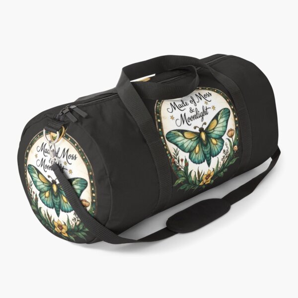 Item preview, Mystic Moth Made of Moss and Moonlight–Enchanted Nature Design designed and sold by Connys Colorful World.