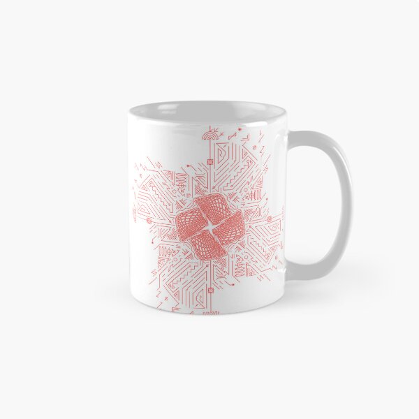 Item preview, Red stripes geometry rosette 10a designed and sold by nogamax.