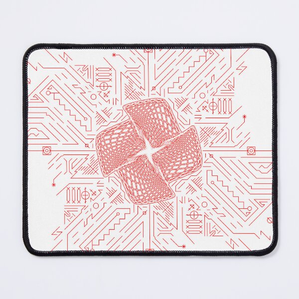 Item preview, Red stripes geometry rosette 10a designed and sold by nogamax.