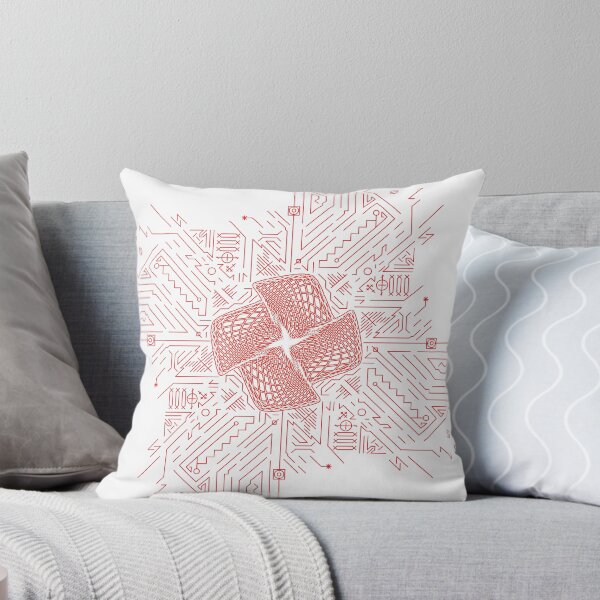 Item preview, Red stripes geometry rosette 10a designed and sold by nogamax.