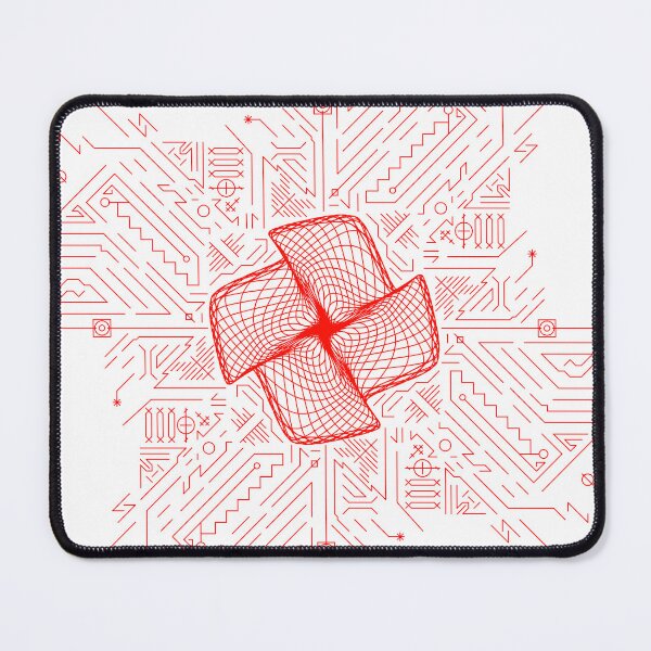 Item preview, Red stripes geometry rosette 10a designed and sold by nogamax.