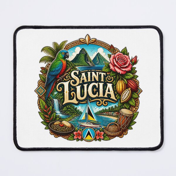 Item preview, Saint Lucia designed and sold by FunFitsFactory.
