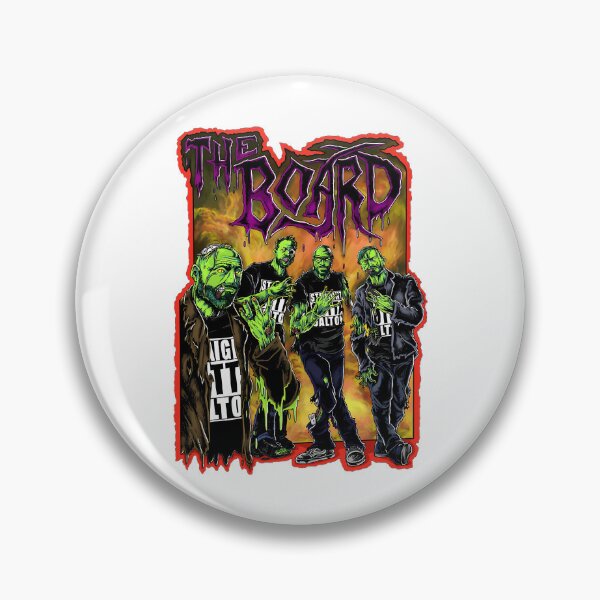 Item preview, Four Zombie Men Illustration with Fiery Background designed and sold by AnnaliseHowe.