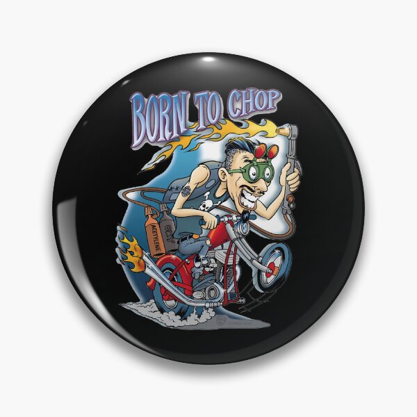 Item preview, Biker Welding Torch Speeding On Chopper Motorcycle designed and sold by AnnaliseHowe.