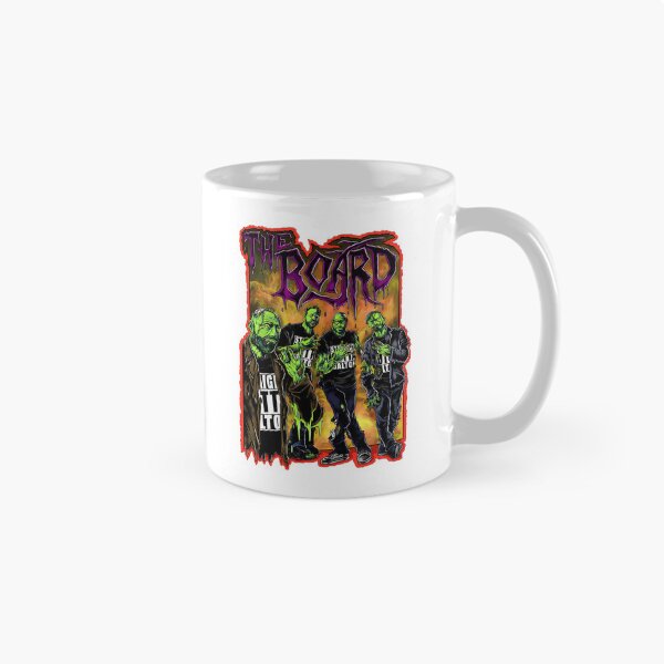 Item preview, Four Zombie Men Illustration with Fiery Background designed and sold by AnnaliseHowe.
