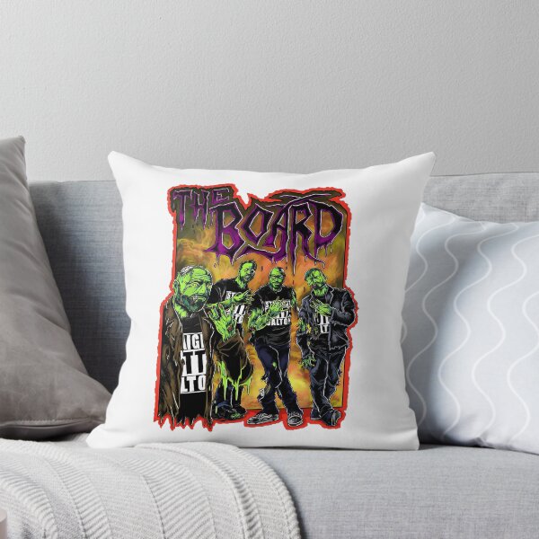 Item preview, Four Zombie Men Illustration with Fiery Background designed and sold by AnnaliseHowe.