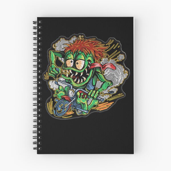 Item preview, Green Monster Character Riding Small Motorcycle Action designed and sold by AnnaliseHowe.
