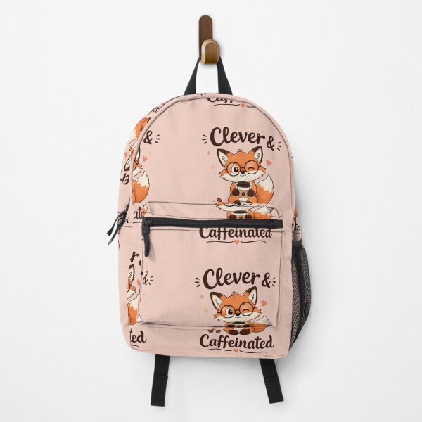 Item preview, Clever & Caffeinated Cute Coffee Fox – Funny Caffeine Lover Animal Design designed and sold by Sanika arts .