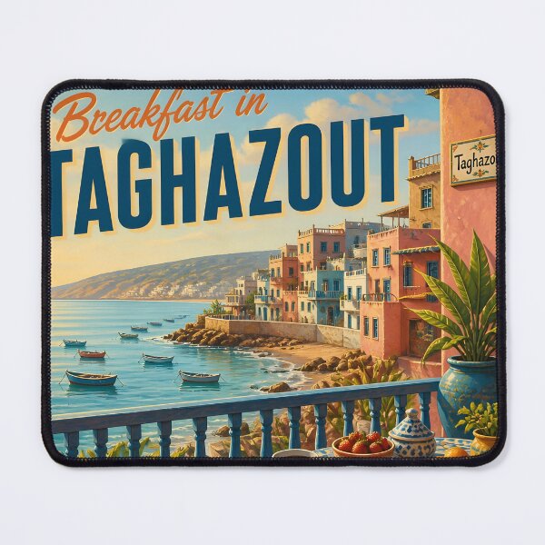 Item preview, Taghazout Morocco at Breakfast - Scenic Travel Destinations designed and sold by LSVart.