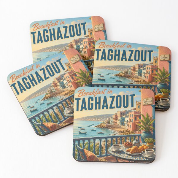 Item preview, Taghazout Morocco at Breakfast - Scenic Travel Destinations designed and sold by LSVart.