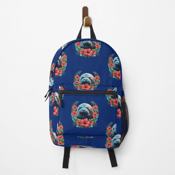 Item preview, Hawaiian Monk Seal And Red Hibiscus Blooms designed and sold by taiche.