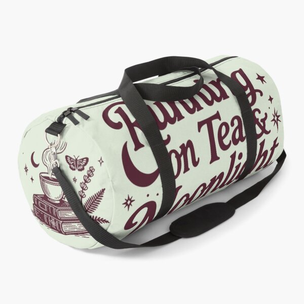 Item preview, Red Running On Tea And Moonlight Book Lover Reading Aesthetic Cottagecore Witchy Vibes Magical Literary For Bookworms Night Owls And Bold Tea Drinker designed and sold by Connys Colorful World.