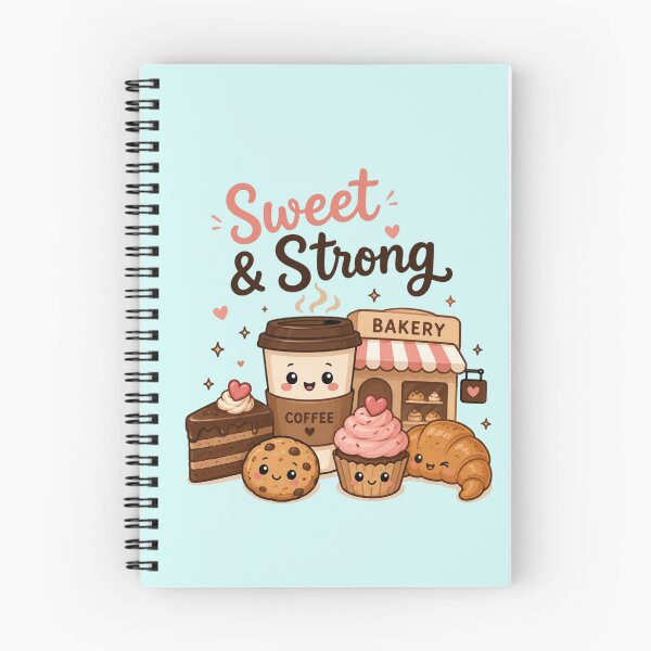 Item preview, Sweet & Strong Coffee Bakery Cute Kawaii Coffee Lover Design designed and sold by Sanika arts .