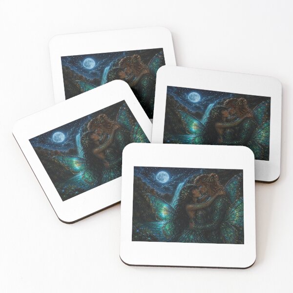Item preview, Fairies near a Magical Waterfall designed and sold by Aquamarineelle.