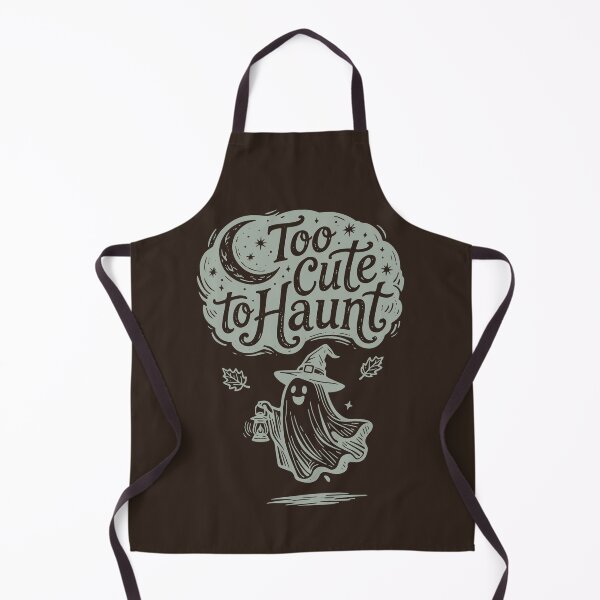 Item preview, Too Cute to Haunt – Spooky Ghost Witch Dark Halloween Art designed and sold by Connys Colorful World.