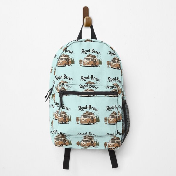 Item preview, Road Brew Coffee Camper Van – Cute Coffee Travel Adventure designed and sold by Sanika arts .