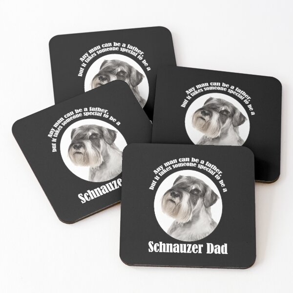 Item preview, Schnauzer Dad Special Father Quote Dog Portrait designed and sold by SoyLamderma.