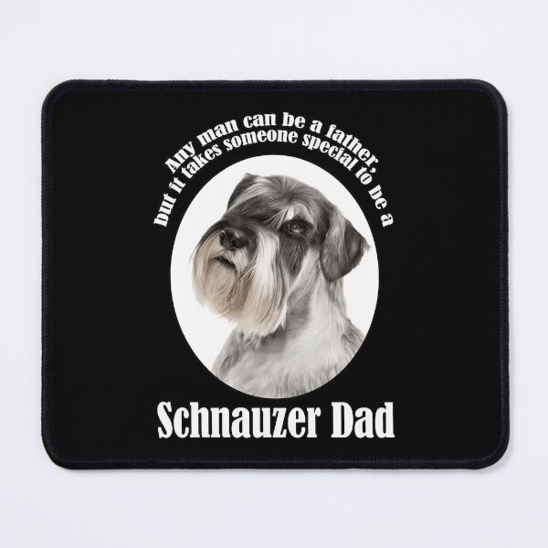 Item preview, Schnauzer Dad Special Father Quote Dog Portrait designed and sold by SoyLamderma.